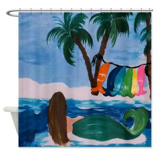  Laundry Day Mermaid Shower Curtain  Use code FREECART at Checkout