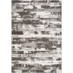 Meticulously Woven Grey Crumpo Abstract Rug (311 X 57)