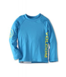 Volcom Kids Solid L/S Thrashguard Boys Long Sleeve Pullover (Blue)