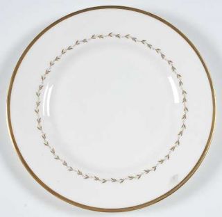 Royal Doulton Covington Luncheon Plate, Fine China Dinnerware   Gold Leaf Band,N