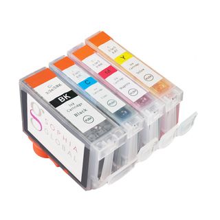 Sophia Global Compatible Ink Cartridge Replacement For Canon Bci 3e And Bci 6 (4 Pack) (MultiPrint yield Meets Printer Manufacturers Specifications for Page YieldModel 1eaBCI3eBK1eaBCI6CMYPack of 4We cannot accept returns on this product. )