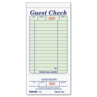 Rediform Guest Check Book