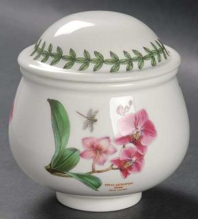 Portmeirion Exotic Botanic Garden Sugar Bowl & Lid, Fine China Dinnerware   Flow