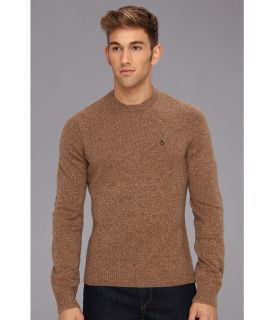 Original Penguin Wool Sweater w/ Faux Suede Elbow Patches Mens Sweater (Tan)