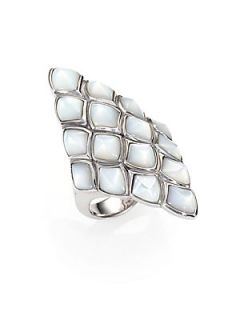 Stephen Webster Mother of Pearl and Sterling Silver Ring   Silver White