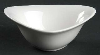 Xiahe Co Sam & Squito Coupe Cereal Bowl, Fine China Dinnerware   All White,Diffe