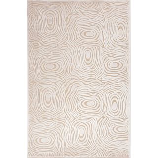 Contemporary Abstract Pattern Ivory Rug (2 X 3)