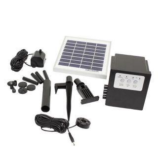 Solar Water Fountain Pump With Battery Led Timer