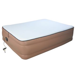 Airtek Raised Memory Foam Queen size Air Bed With Built in Pump