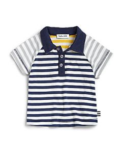 Splendid Infants Mix Stripe Polo Shirt   Navy 
