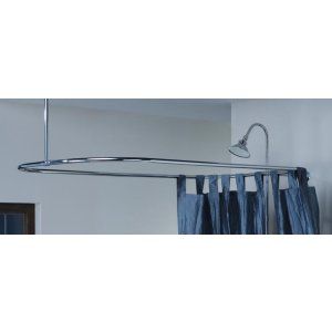 Cheviot 3150 54 CH Universal 24 x 54 Rectangular Shower Curtain Frame