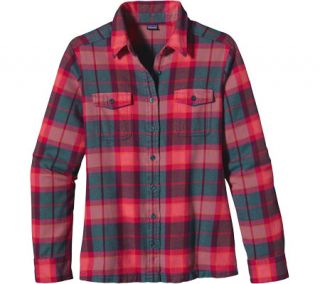 Womens Patagonia L/S Fjord Flannel Shirt   Tahquitz/Tomato Long Sleeve Shirts