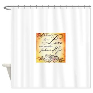  love one another vintage Shower Curtain  Use code FREECART at Checkout