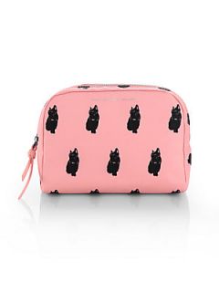 Marc by Marc Jacobs Large Printed Nylon Cosmetic Pouch   Fluoro Coral