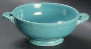 Homer Laughlin  Fiesta Turquoise (Older) Cream Soup Bowl, Fine China Dinnerware
