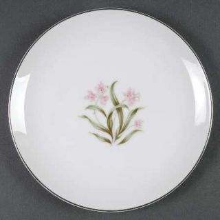 Grantcrest Pink Orchid Salad Plate, Fine China Dinnerware   Pink Flowers In