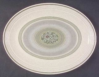 Royal Doulton Earthflower 13 Oval Serving Platter, Fine China Dinnerware   Lamb