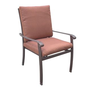 Bella Aluminum Dining Arm Chair