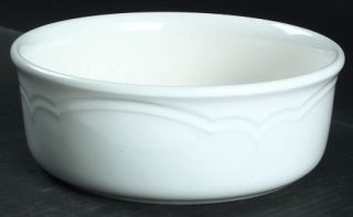 Pfaltzgraff Gazebo White Dog Bowl, Fine China Dinnerware   All White