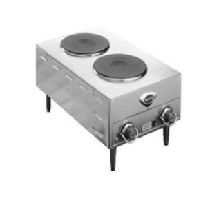 Wells Hot Plate w/ Two Solid Cast Iron Elements, Export