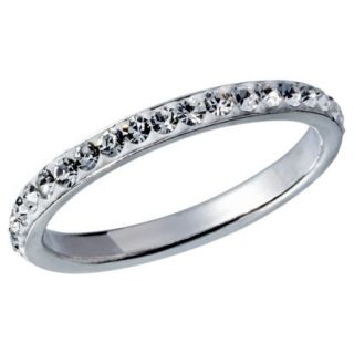 Cubic Zirconia Right Hand Ring   Silver