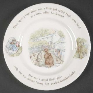 Wedgwood Mrs Tiggy Winkle Childs Plate, Fine China Dinnerware   Character Ware,