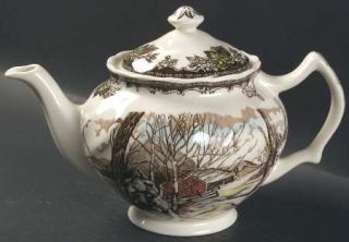 Johnson Brothers Friendly Village, The (England 1883) Teapot & Lid, Fine China