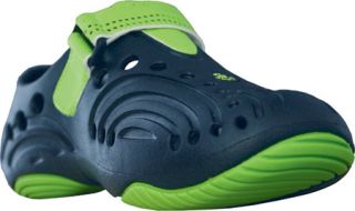 Boys Dawgs Spirit   Navy/Lime Green Casual Shoes