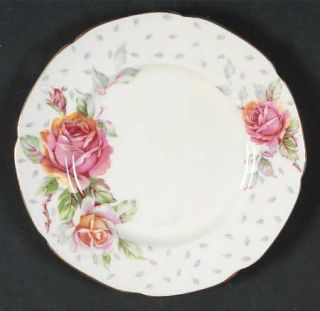 Paragon Golden Emblem (Cream) Bread & Butter Plate, Fine China Dinnerware   Pink