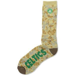 Boston Celtics For Bare Feet Digi Desert Camo Crew Sock