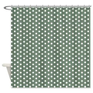  Small White Dots Shower Curtain  Use code FREECART at Checkout