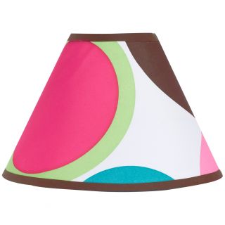Sweet Jojo Designs Deco Dot Modern Lamp Shade (Pink/green/brownMaterials Brushed microfiberDimensions 7 inches high x 10 inches bottom diameter x 4 inches top diameterThe digital images we display have the most accurate color possible. However, due to d