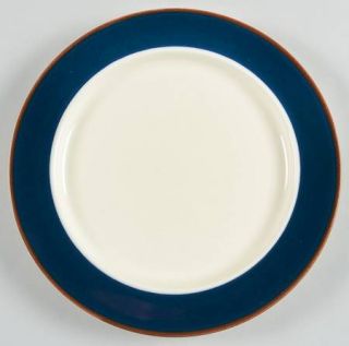 International Success Cobalt Blue Salad Plate, Fine China Dinnerware   Bands Of