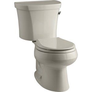 Kohler K 3947 RA G9 WELLWORTH Round Front 1.28 gpf Toilet, 14 In. Rough In, Righ