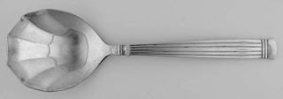 Retroneu Meridian (Stainless) Solid Serving Spoon   Stainless,18/8,Ridges, Gloss