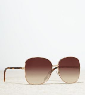 Gold AEO Oversized Sunglasses, Womens One Size