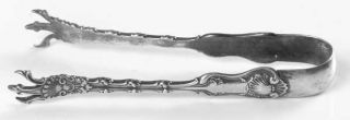 Whiting Division Imperial Queen (Sterling,1893,No Monos) Small Sugar Tongs   Ste