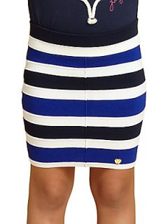 Juicy Couture Toddlers & Little Girls Striped Knit Skirt   Sea Side