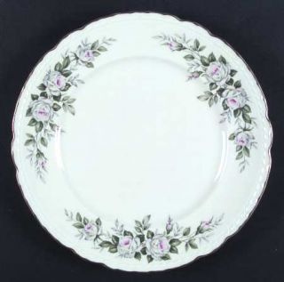 Arcadian   Prestige Mount Vernon Dinner Plate, Fine China Dinnerware   White Ros