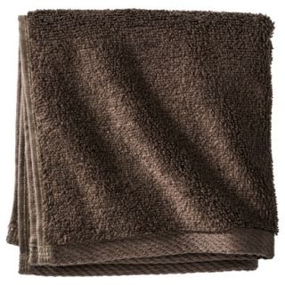 Nate Berkus Washcloth   Sparrow Brown