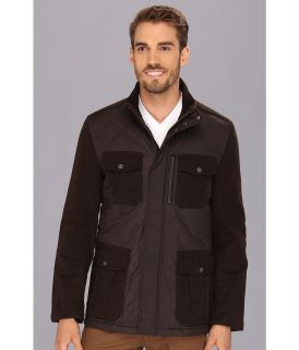 Cole Haan Quilted Moleskin Jacket Mens Coat (Brown)