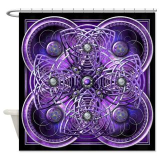  Purple Celtic Tapestry Shower Curtain  Use code FREECART at Checkout