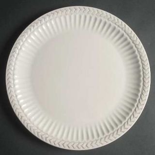 American Atelier Athena (5166) Dinner Plate, Fine China Dinnerware   Off White,