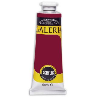 Galeria Burgundy Acrylic Paint (BurgundyTube capacity 60 millilitersWide spectrum of pigment characteristics Strong brush stroke retentionClean color mixingHigh performanceConforms to ASTM D4236Imported )