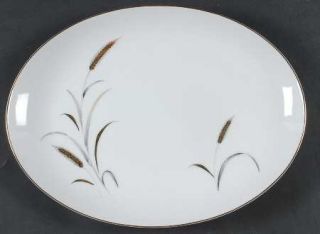 Correct Table Serv Eternal Harvest 12 Oval Serving Platter, Fine China Dinnerwa