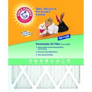 Arm and Hammer 14 X 25 X 1 Pet Fresh Pet Protection Air Filter (14 x 25 x 1Model AF AH1425 )