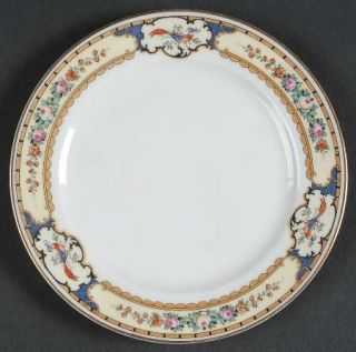Thomas Golden Pheasant Bread & Butter Plate, Fine China Dinnerware   Birds,Black