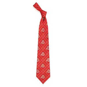 Ohio State Buckeyes Eagles Wings Necktie Woven Poly 2