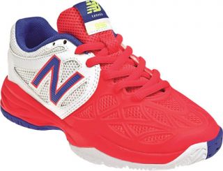 Childrens New Balance KC996   White/Pink Tennis Shoes