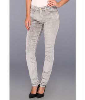 7 For All Mankind The Skinny Mineral Sateen Cord in Bleached Vapor Grey Womens Casual Pants (Gray)